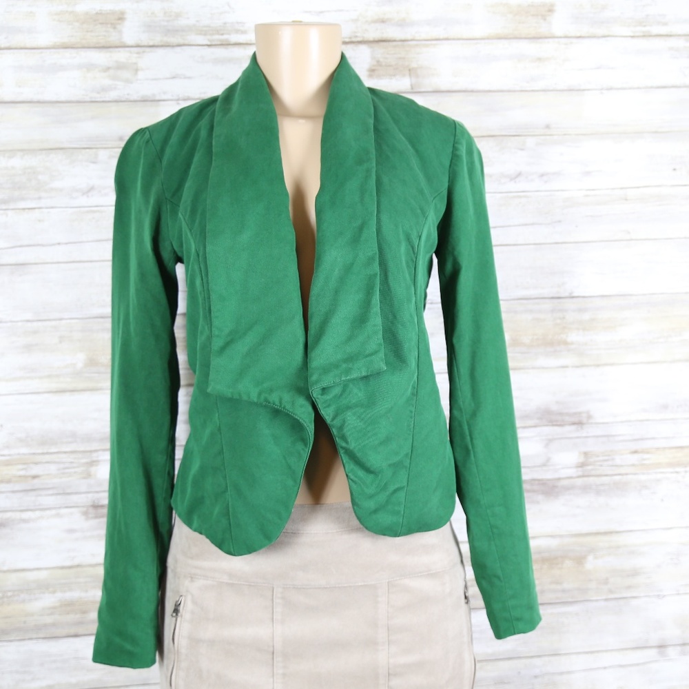 Anthropologie Cartonnier Green Soft Blazer  sz 0